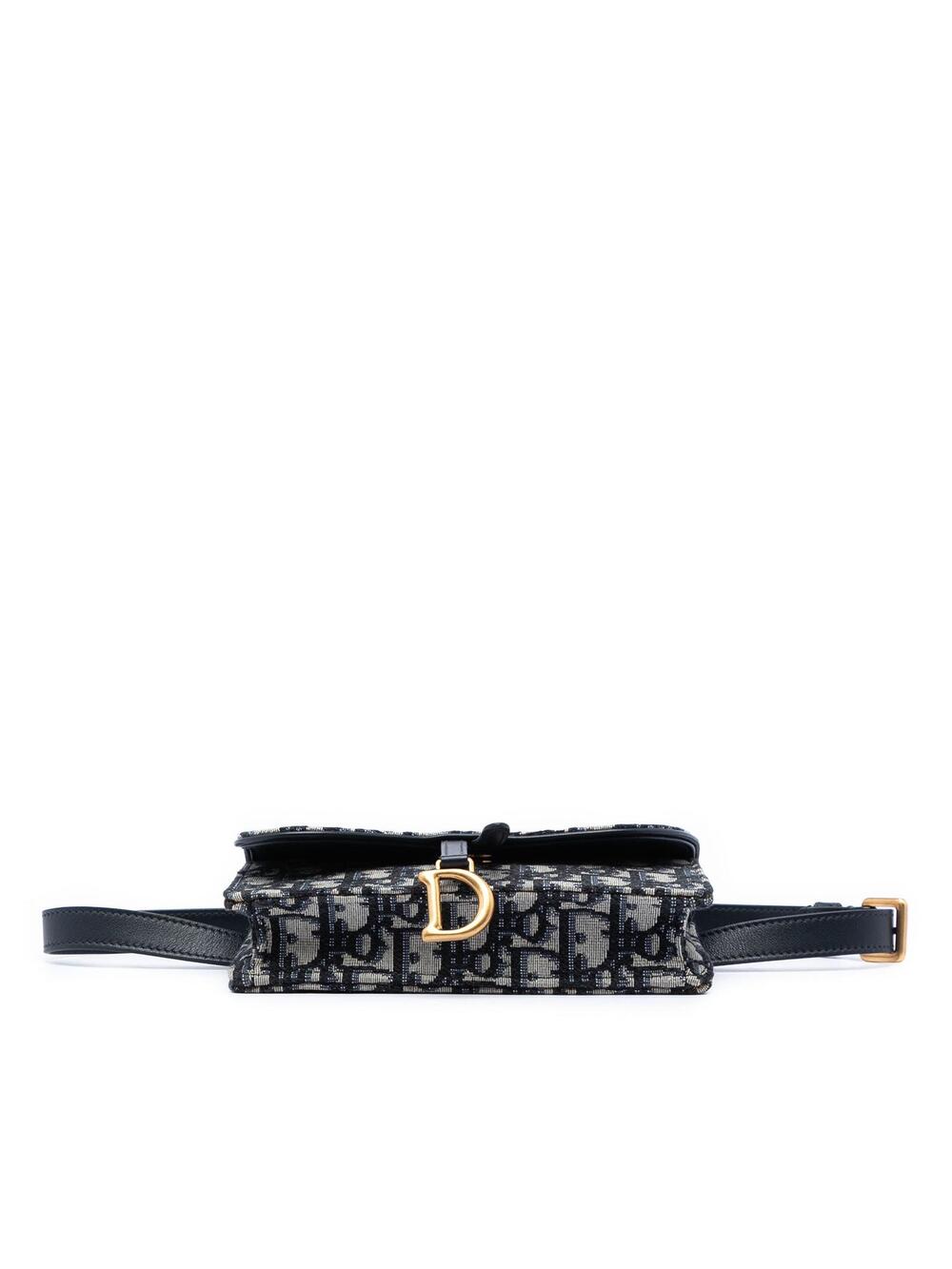 Dior Oblique Canvas Saddle Belt Bag #357943D93B - Picture 3 of 7